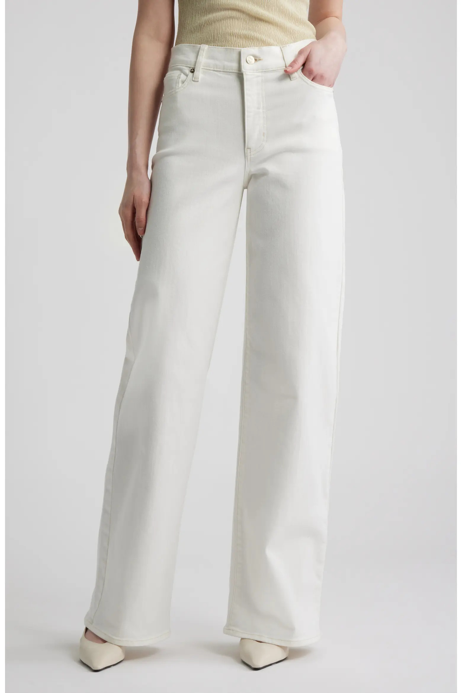 Long Le Slim Palazzo High Waist Wide Leg Jeans (Women) | Nordstrom | Nordstrom