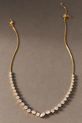NADRI Lucia Frontal Cubic Zirconia Necklace | Anthropologie (US)