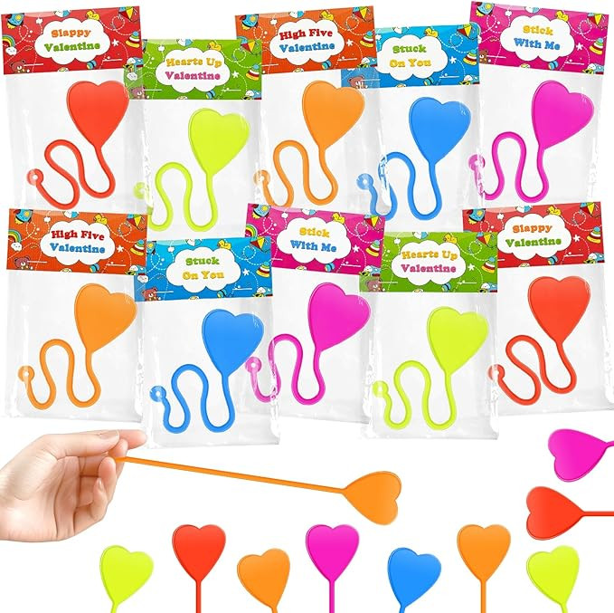 Non Candy Valentines Gifts for Kids School Class-28 Pack, Valentine Day Classroom Exchange Cards ... | Amazon (US)