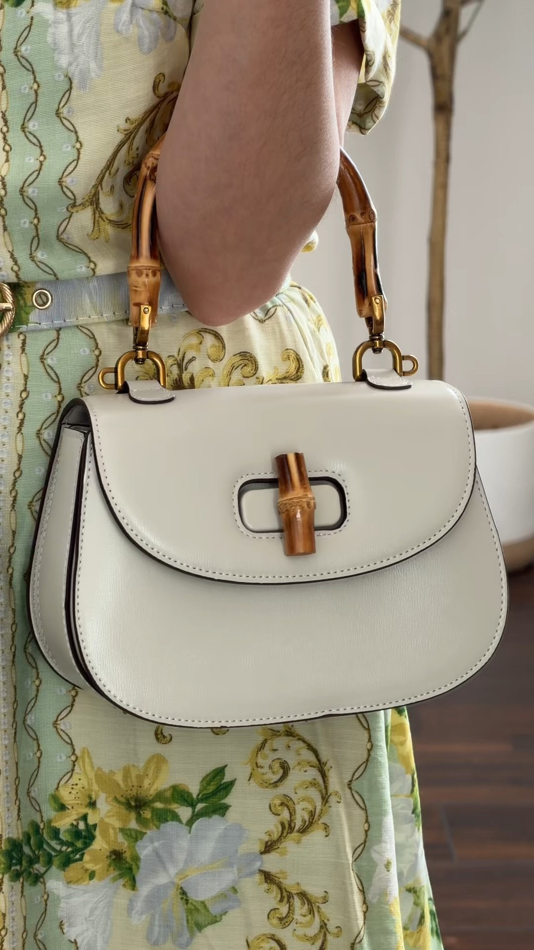 This bamboo handle bag is giving classic Gucci-inspired vibes for a fraction of the price! 😍 Such a chic timeless handbag that instantly makes an outfit feel more elevated. 🤍 The neutral color goes with everything, and I love that it comes with detachable straps so you can wear it top handle, shoulder bag, or crossbody. One of those pieces that looks far more expensive than it actually is. ✨ Linked here with similar styles! #handbag #summerbag #purse

#LTKPetite #LTKootd #LTKSaleAlert