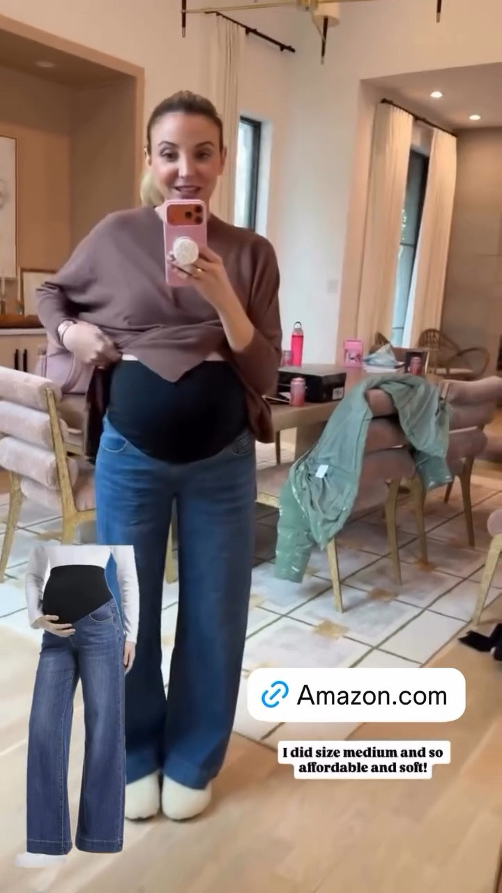 My favorite maternity jeans are under $40!

#LTKBump #LTKootd