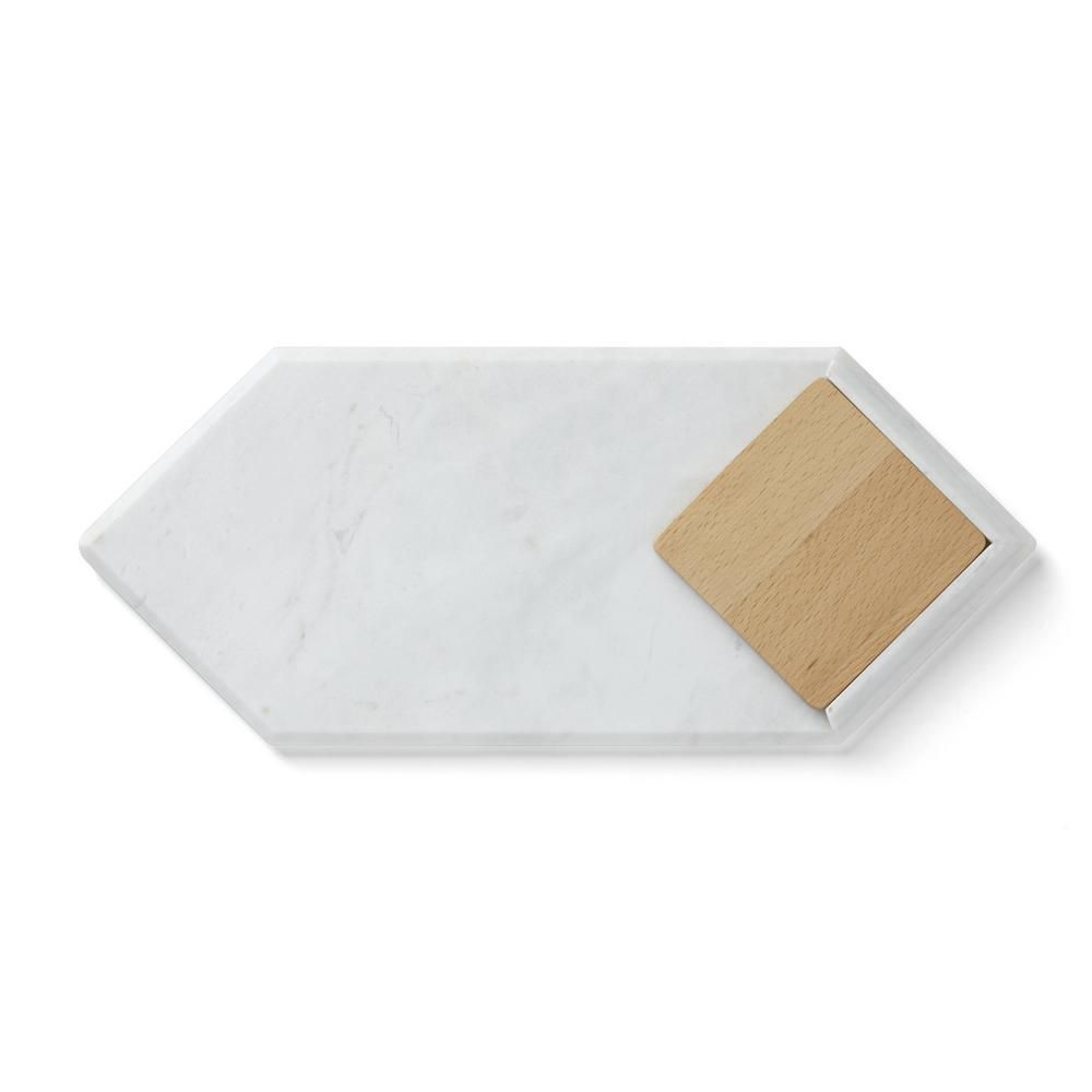 Lenox Platform 17.75 in. Marble Cheese Board 880352 - The Home Depot | The Home Depot