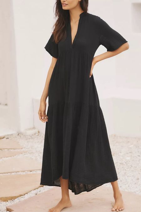 Where my Anthropologie girls at?! Check out this pretty maxi dress priced under $100! It comes in a variety of colors and sizes. 

#LTKFindsUnder100 #LTKTravel #LTKSaleAlert