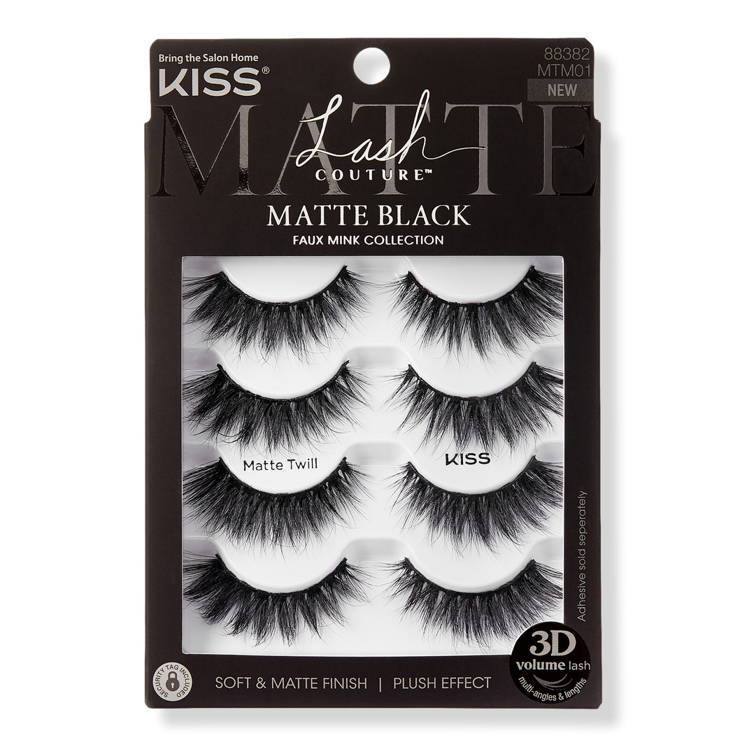 Lash Couture Matte Black Eyelashes Multipack, Matte Twill | Ulta