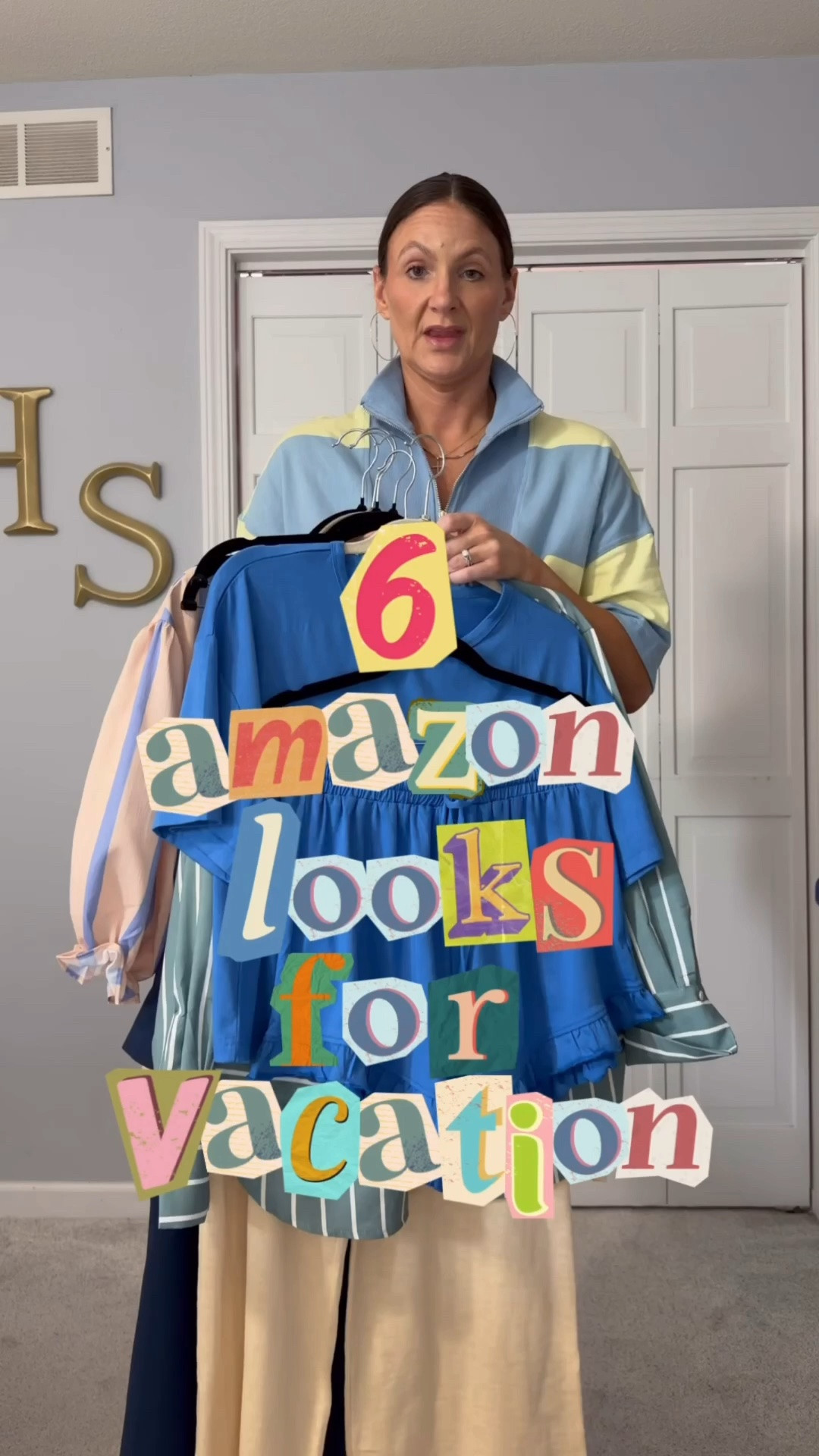 I packed all 6 of these outfits for our beach vacation 🏝️ but unfortunately it rained every day so I only got to wear a few. Like that blue comfy set was perfect for laying around the condo and out running around! 💙 And sooo many good sets I had to take them all! Most are on sale for Prime Day too!

#LTKootd #LTKOver40 #LTKSaleAlert