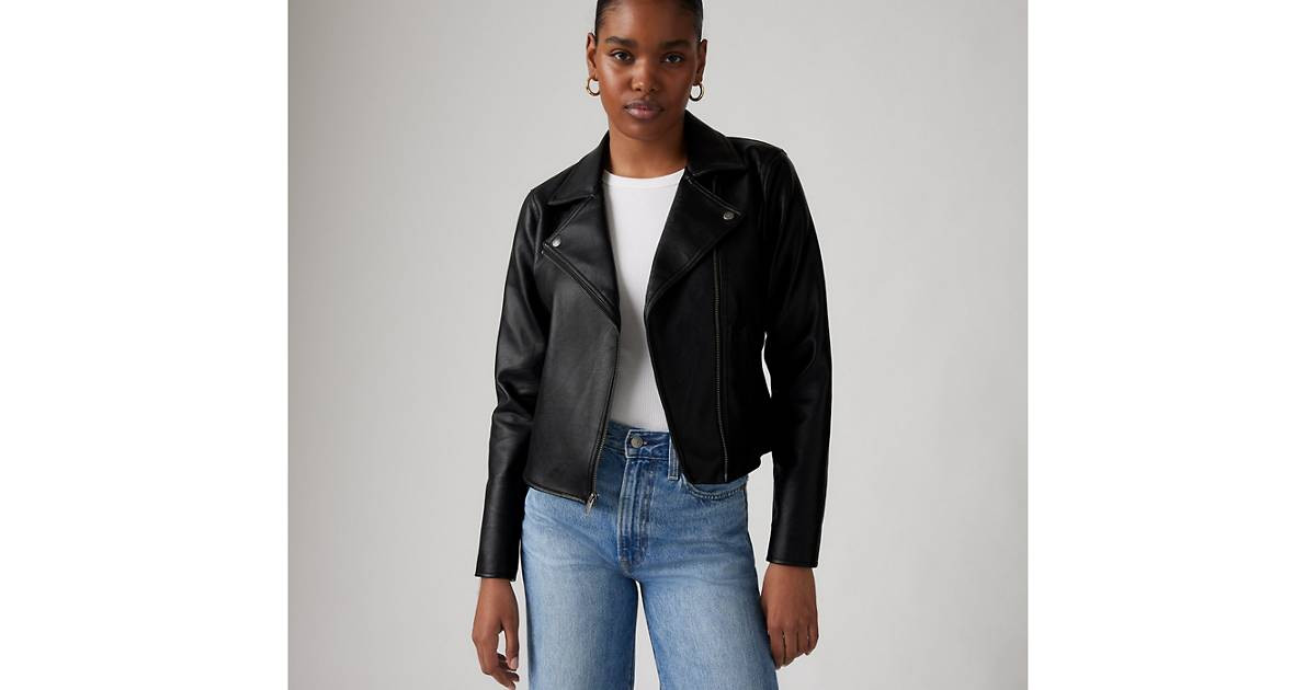 Moto Welt Pocket Jacket - Black | Levi's® US | Levi's US