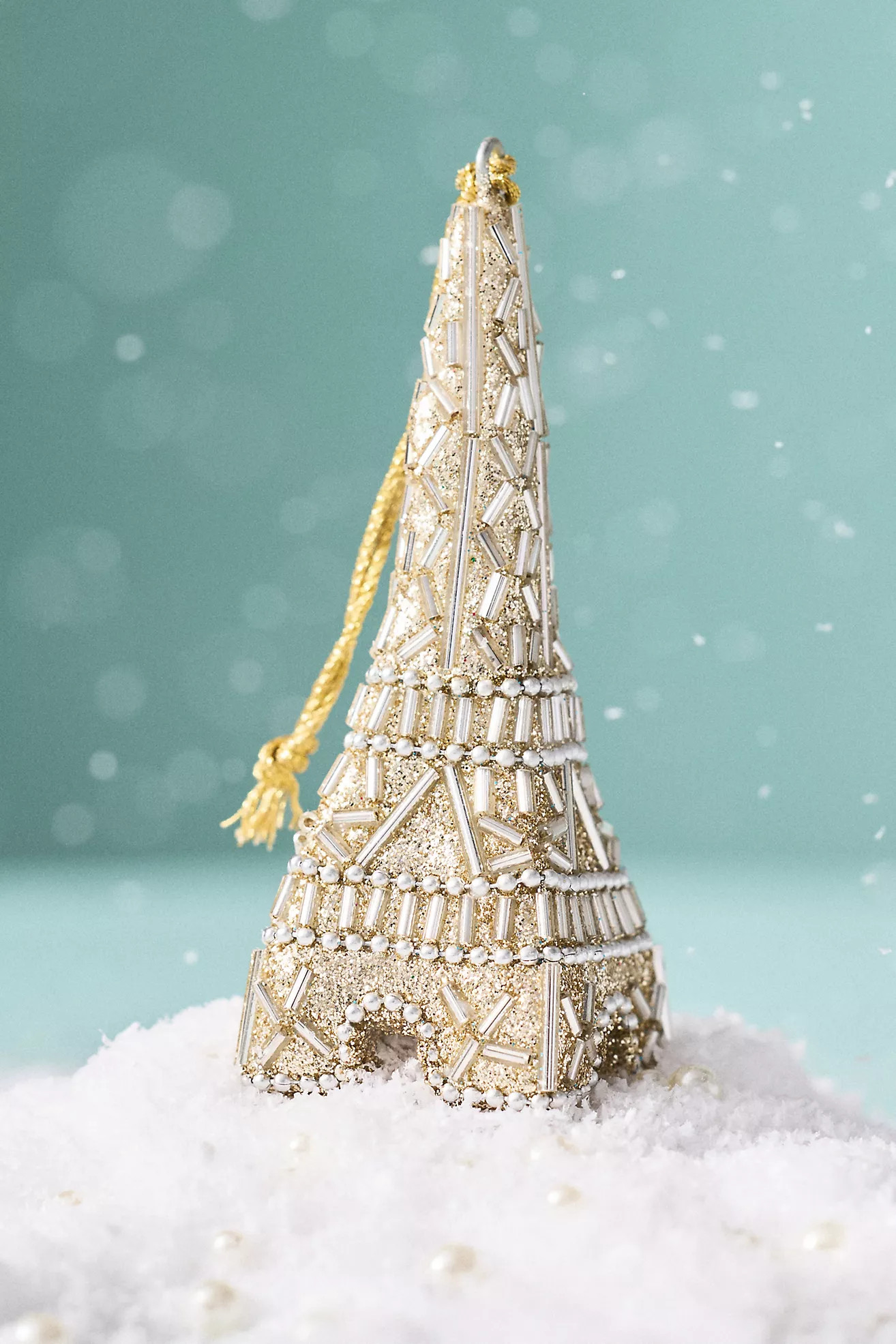 Hand-Beaded Travel Ornament | Anthropologie (US)