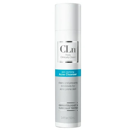 CLn® Acne Cleanser-Facial Cleanser with 0.5% Salicylic Acid to Eliminate Blackheads & Breakouts Oil-Free & Fragrance-Free 3.4 fl. oz. | Walmart (US)