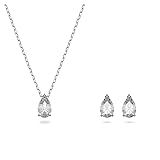 SWAROVSKI Attract Jewelry Set Collection, Blue Crystals, Clear Crystals | Amazon (US)