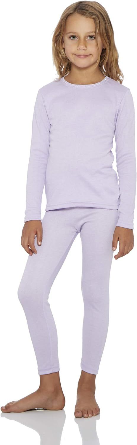 Rocky Thermal Underwear for Girls (Thermal Long Johns Set) Shirt & Pants, Base Layer w/Leggings/B... | Amazon (US)