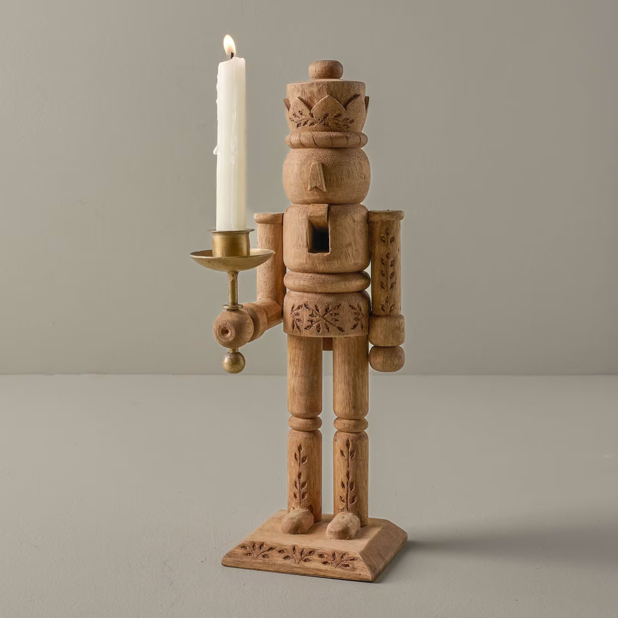 Carved Wood Nutcracker | Magnolia