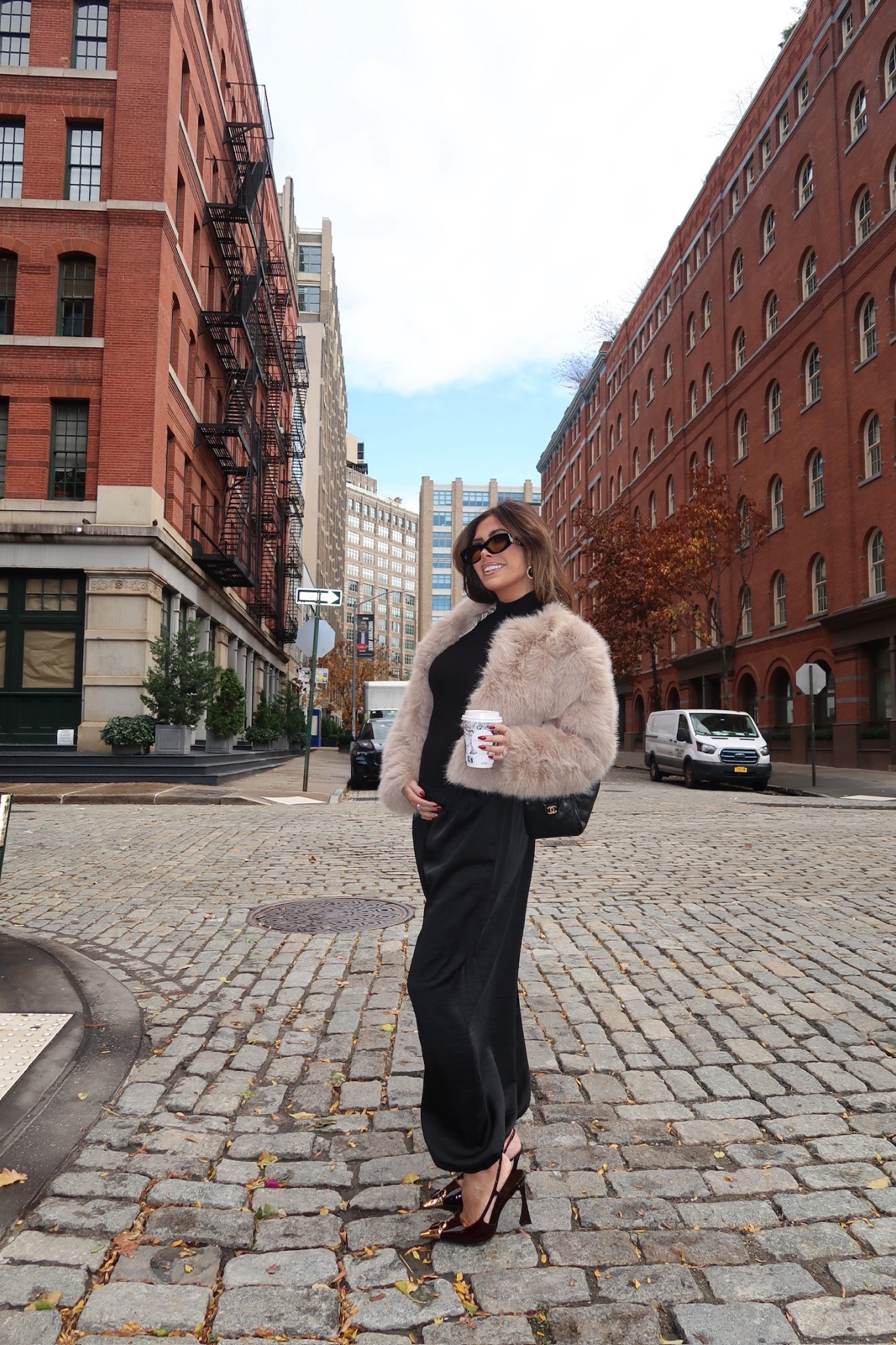 New York in the Fall🍂🍁 I’m wearing a size small in everything! 
Wearing gloss in girlie girl! Also I found an under $100 version of this Chanel 25s!
Zara pants, Zara finds, Balloon pants, Satin balloon pants, Black turtleneck, Fur coat, Cropped fur coat, Miu Miu subglssses, Fall fashion, fall outfits, Thanksgiving, Thanksgiving outfits, Emily Ann Gemma

#LTKShoeCrush #LTKStyleTip #LTKdayinmylife