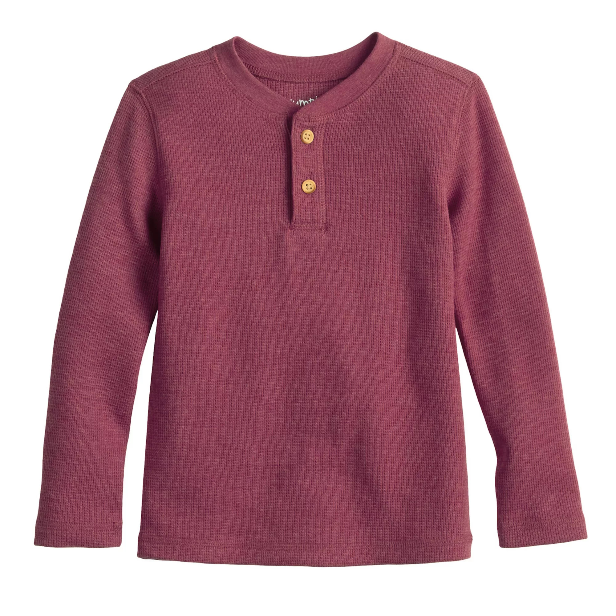 Toddler Boys Jumping Beans® Long Sleeve Thermal Henley Tee | Kohl's
