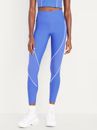 High-Waisted PowerSoft 7/8 Leggings | Old Navy (US)