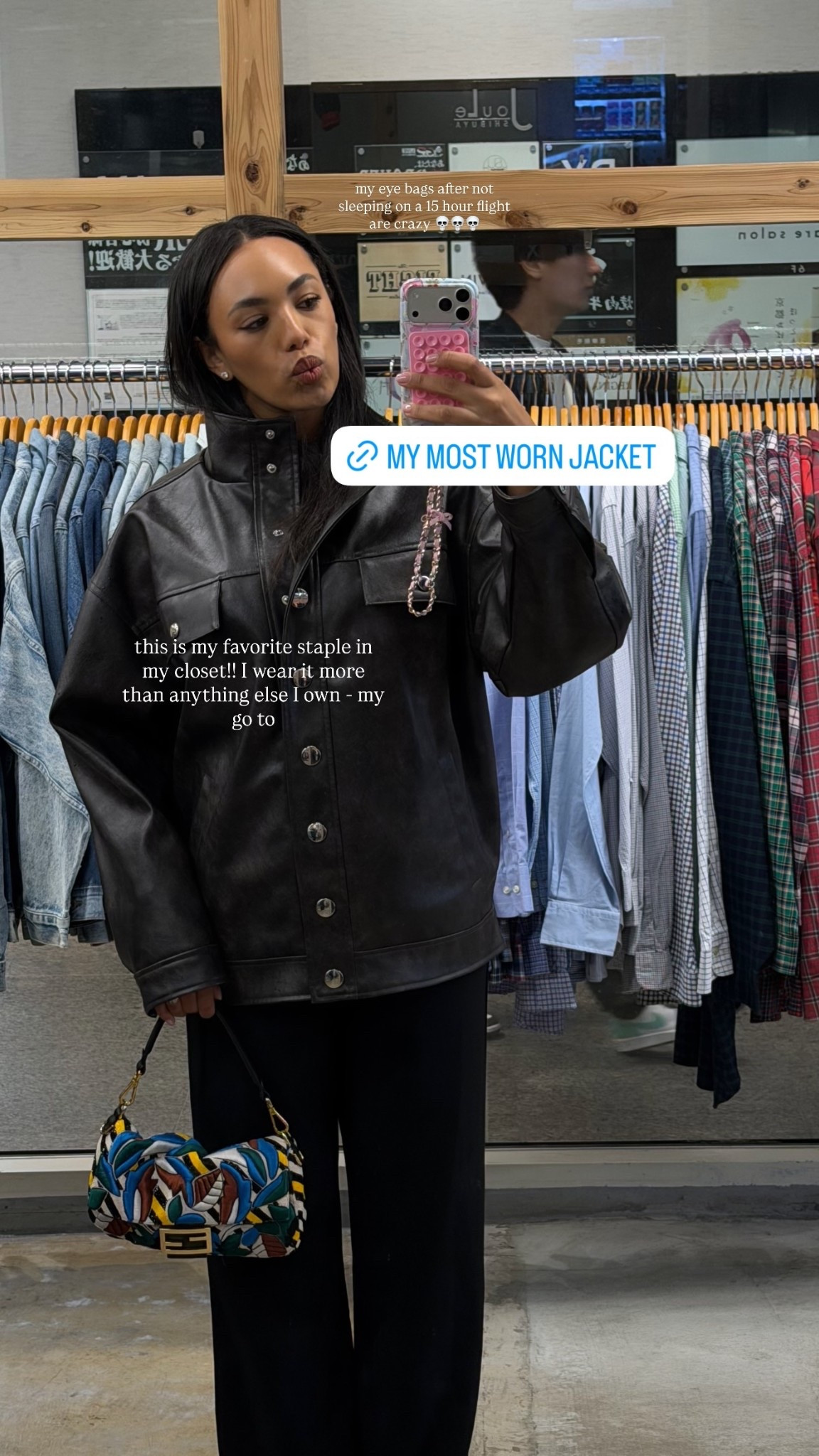 my eye bags after not sleeping on a 15 hour flight are crazy 💀💀💀 this is my favorite staple in my closet!! I wear it more than anything else I own - my go to and it’s on sale!

#LTKdayinmylife #LTKootd #LTKSaleAlert