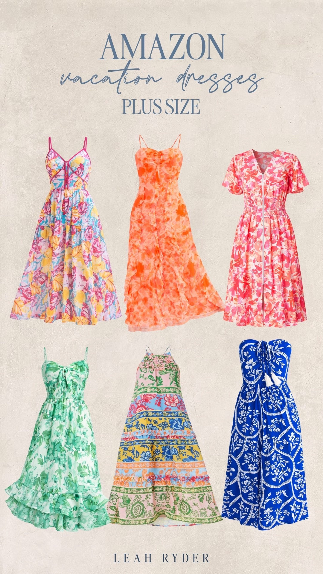 These Amazon plus size vacation dresses include floral maxi dresses, bright resort styles, and lightweight summer silhouettes. Perfect for beach vacations, tropical trips, cruises, and summer travel outfits. Flowing fabrics and bold prints make these plus size vacation dresses statement-ready and breathable. Affordable Amazon vacation dresses designed for warm-weather styling.

#LTKPlusSize #LTKTravel #LTKSeasonal