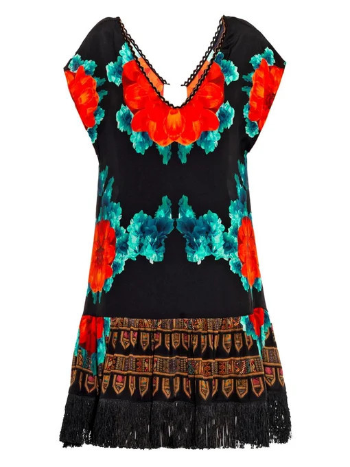 Athena's Gypset floral-print silk dress | Matches (UK)