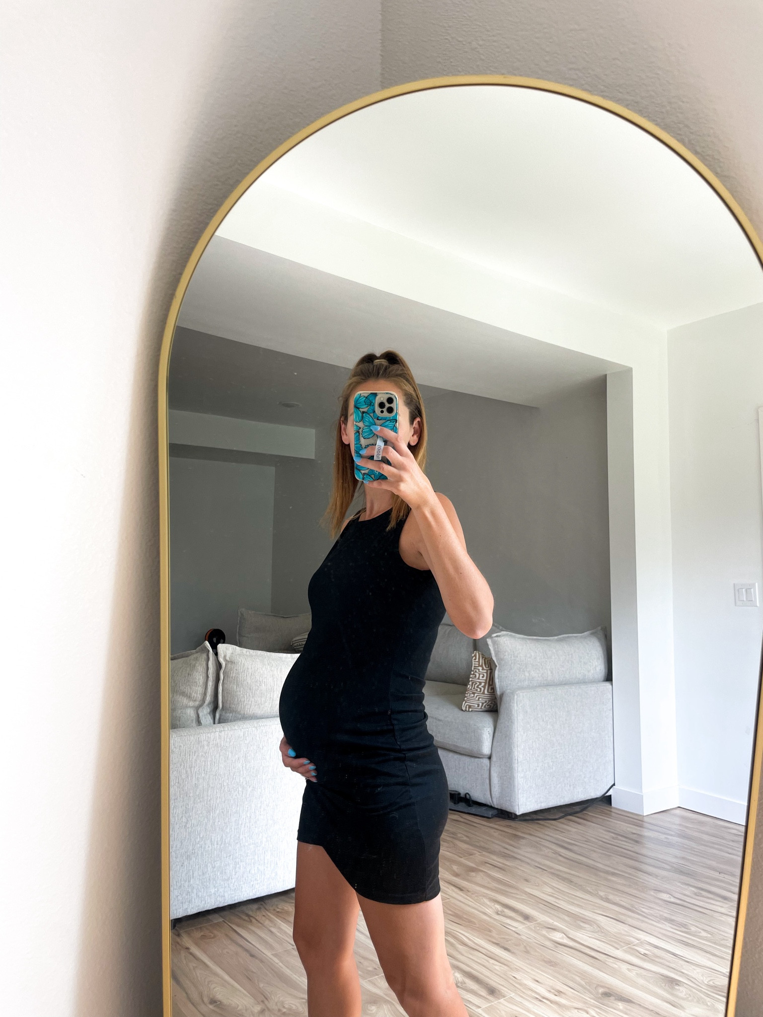 Bump friendly body con dress. I’m 31 weeks pregnant and wearing a size small. This dress also comes in a bunch of other colors.

#LTKBump #LTKFindsUnder50 #LTKStyleTip