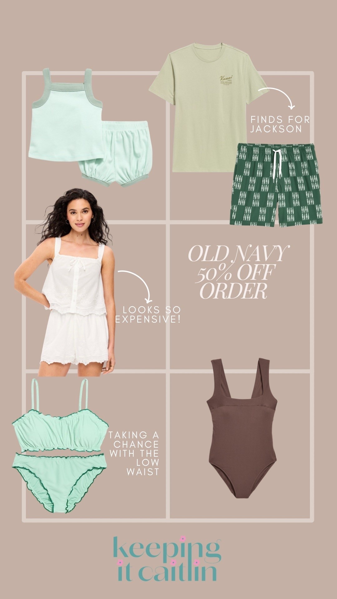 Old navy 50% off order

#LTKSaleAlert #LTKMens #LTKBaby