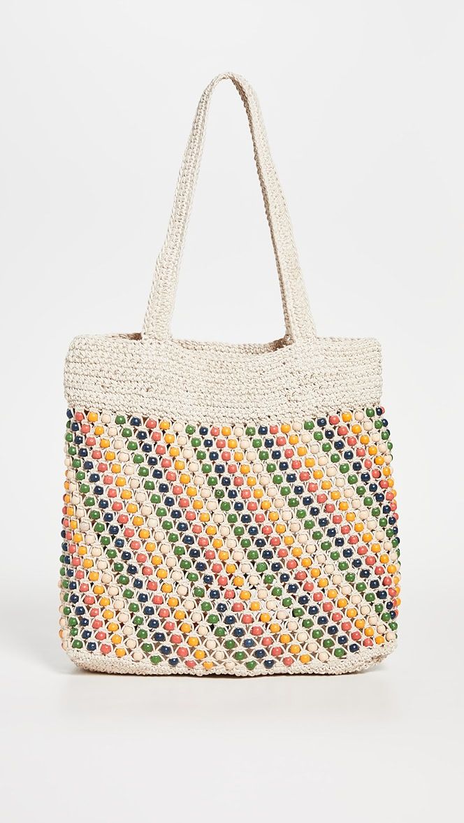 The Beaded Crochet Tote Bag | Shopbop