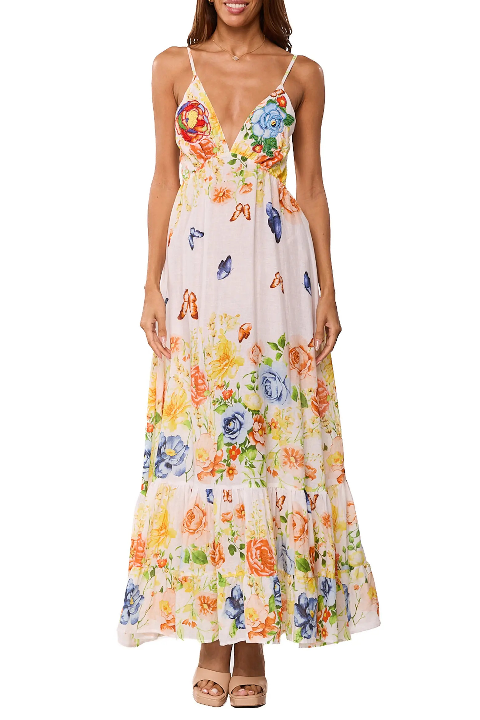 RANEES Floral Maxi Dress (Women) | Nordstromrack | Nordstrom Rack