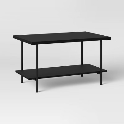 Wood and Metal Coffee Table Black - Room Essentials™ | Target