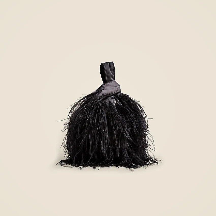 Santorini bag with feathers | J. Crew US