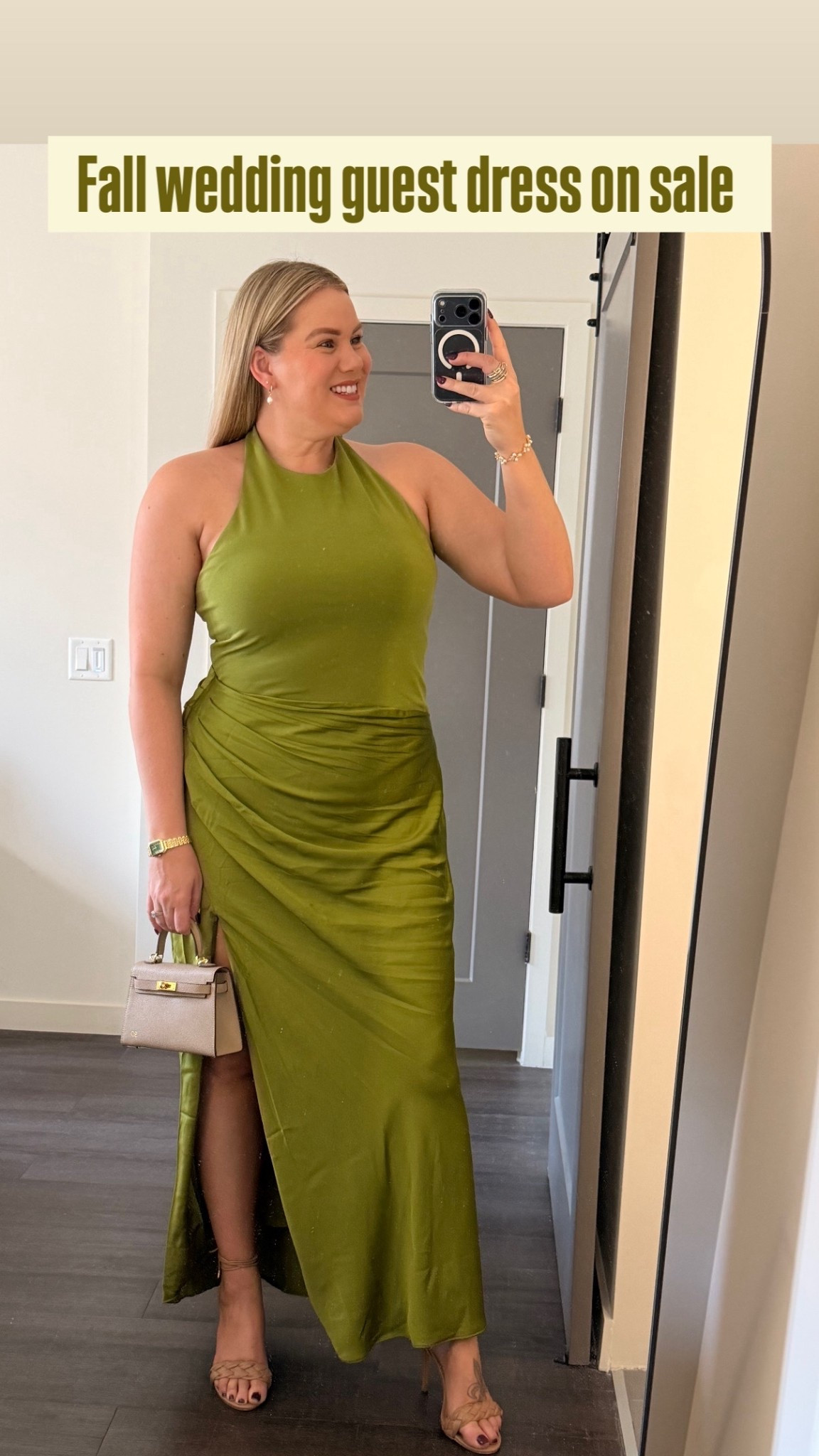 This dress would be perfect for a fall wedding guest. I’m wearing an XL tall 

#LTKSeasonal #LTKFallSale #LTKMidsize