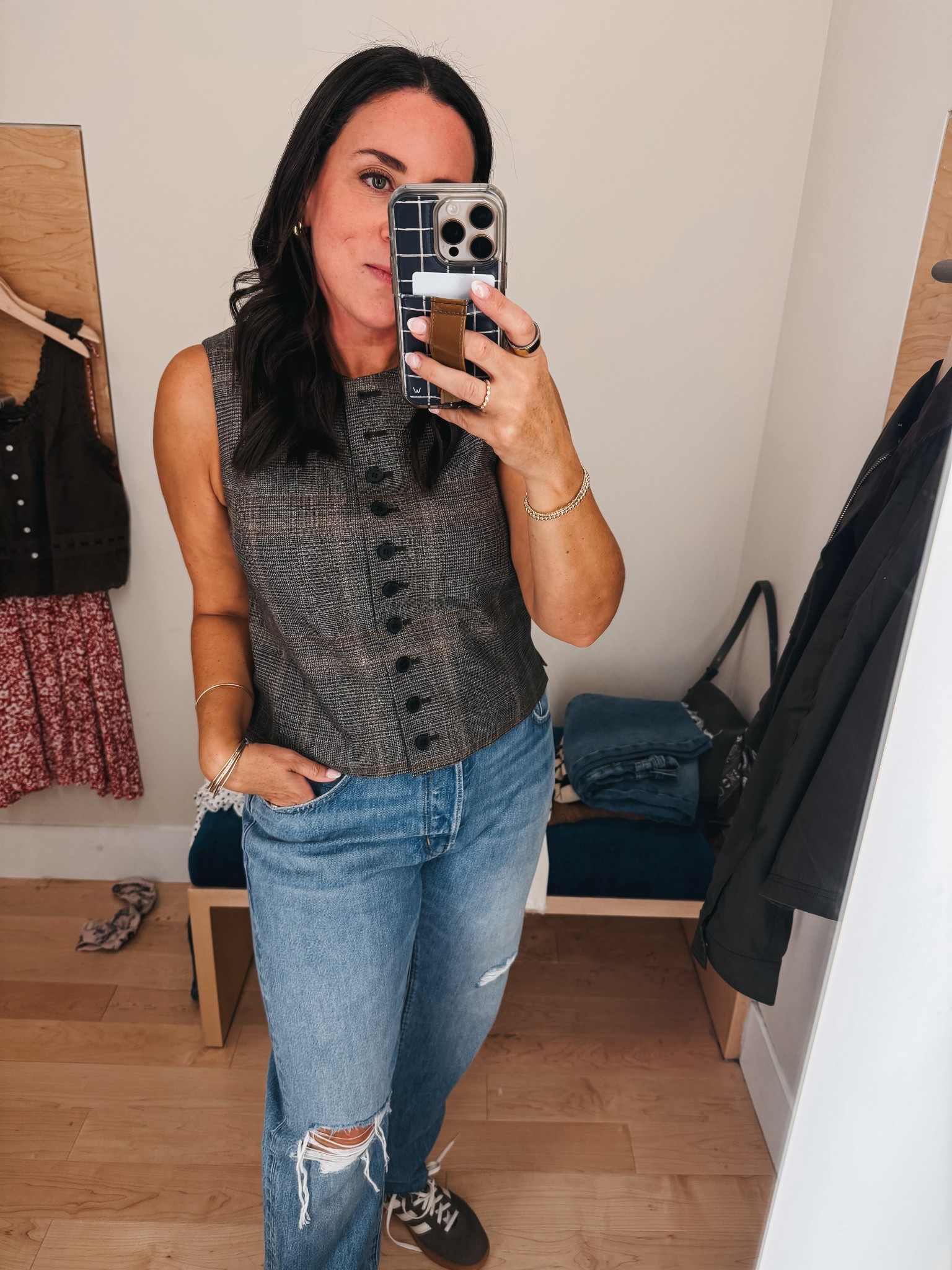 Close up view 👀 of my new favorite vest. 

#LTKSeasonal #LTKFallSale #LTKSaleAlert