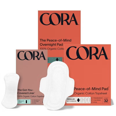 Cora Organic Cotton Pads & Liners Collection | Target