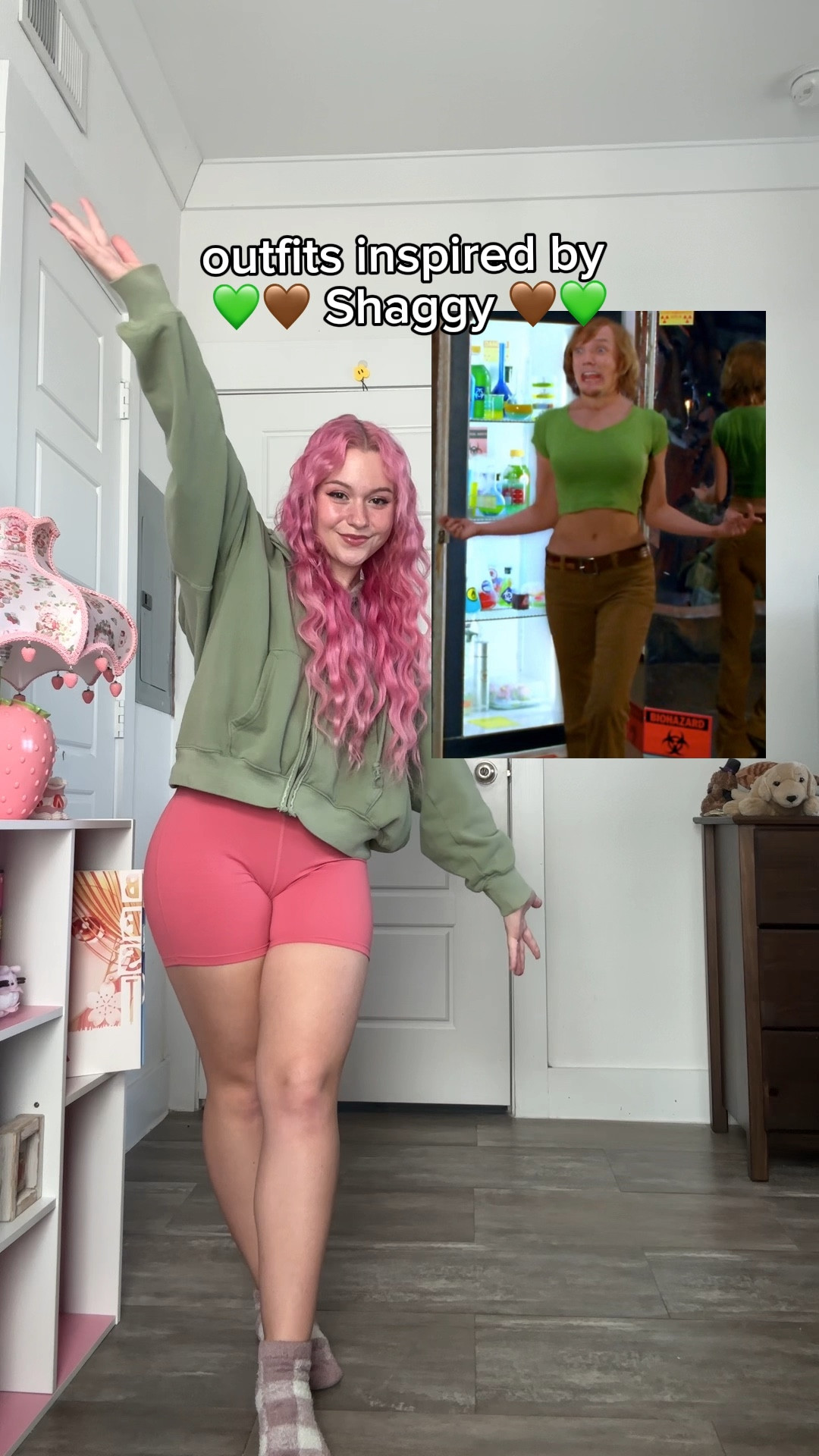 Shaggy inspired outfits 💚🤎 green, brown, fairycore, flare jeans, mini skirt, midi skirt

#LTKstyletip #LTKSeasonal #LTKVideo