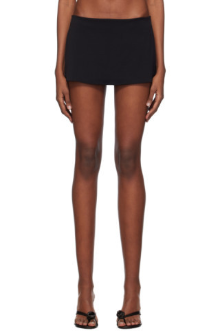 Black Micro Miniskirt | SSENSE