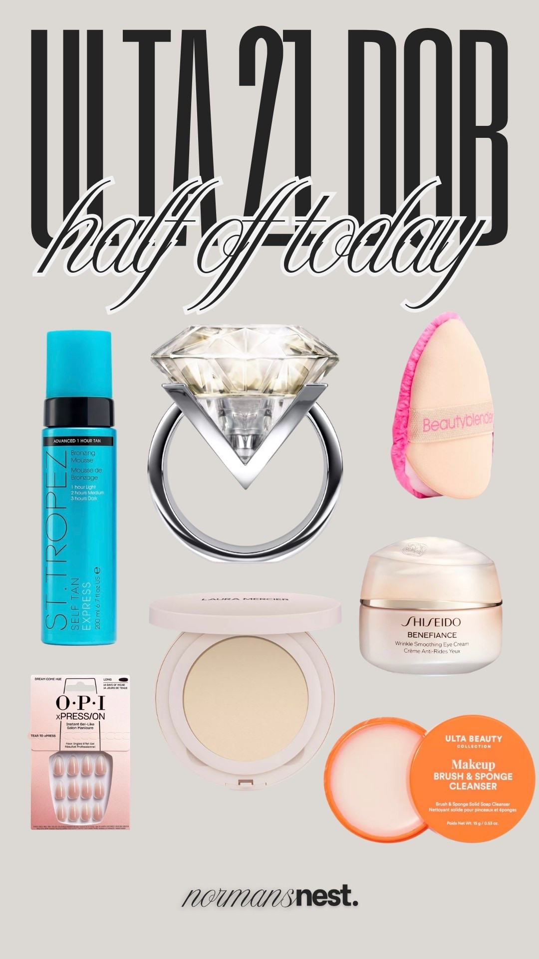 Todays half off beauty deals for Ulta 21DOB!

#LTKBeauty #LTKselfcare #LTKSaleAlert