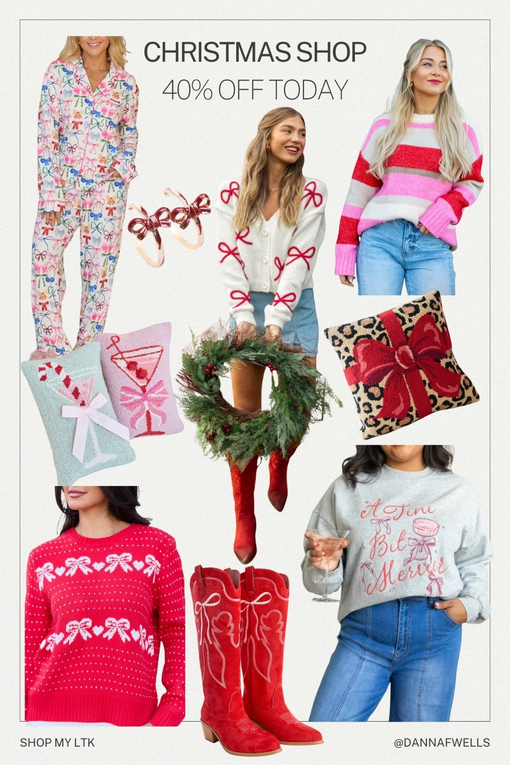 Christmas shop is 40% off today! Grab all these cute holiday looks now while they are on sale! 

#LTKSaleAlert #LTKHoliday #LTKShoeCrush