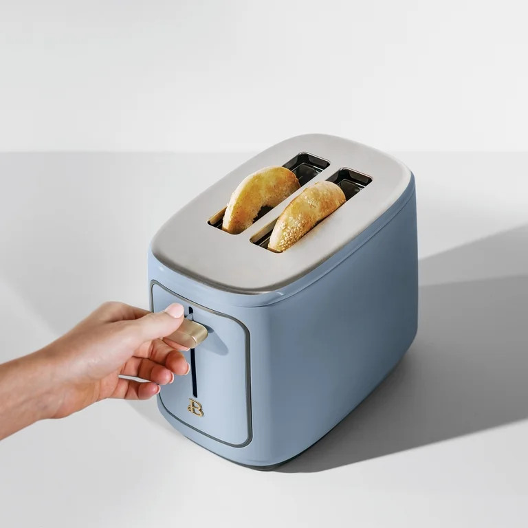 Beautiful 2 Slice Toaster with Touch-Activated Display, Cornflower Blue by Drew Barrymore - Walma... | Walmart (US)