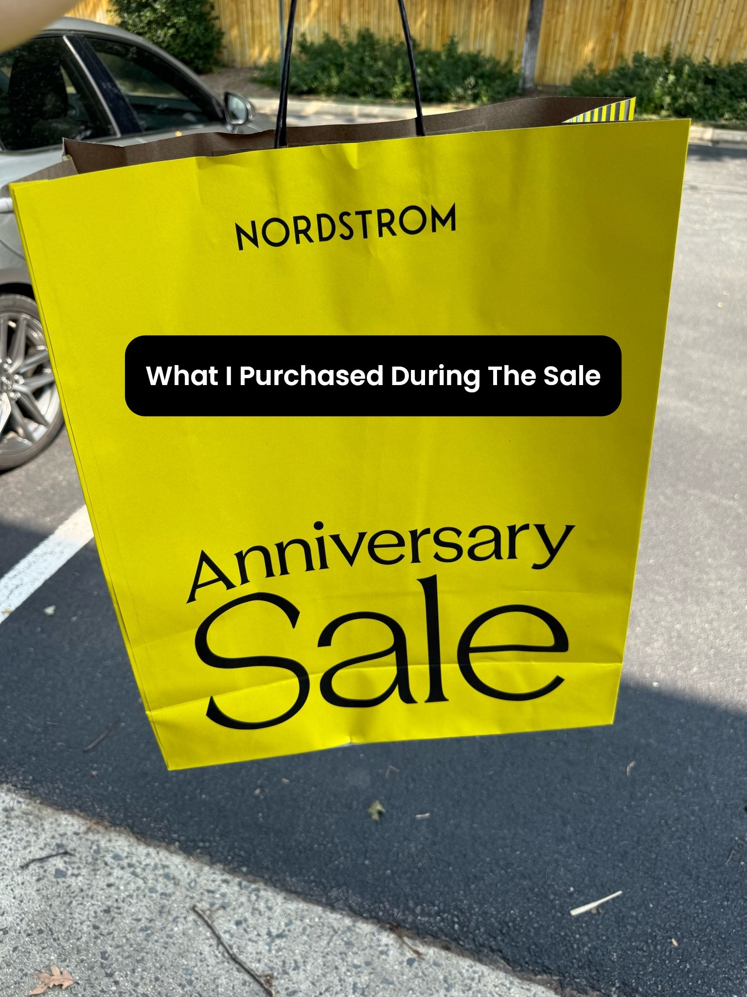 What I purchased during the sale
