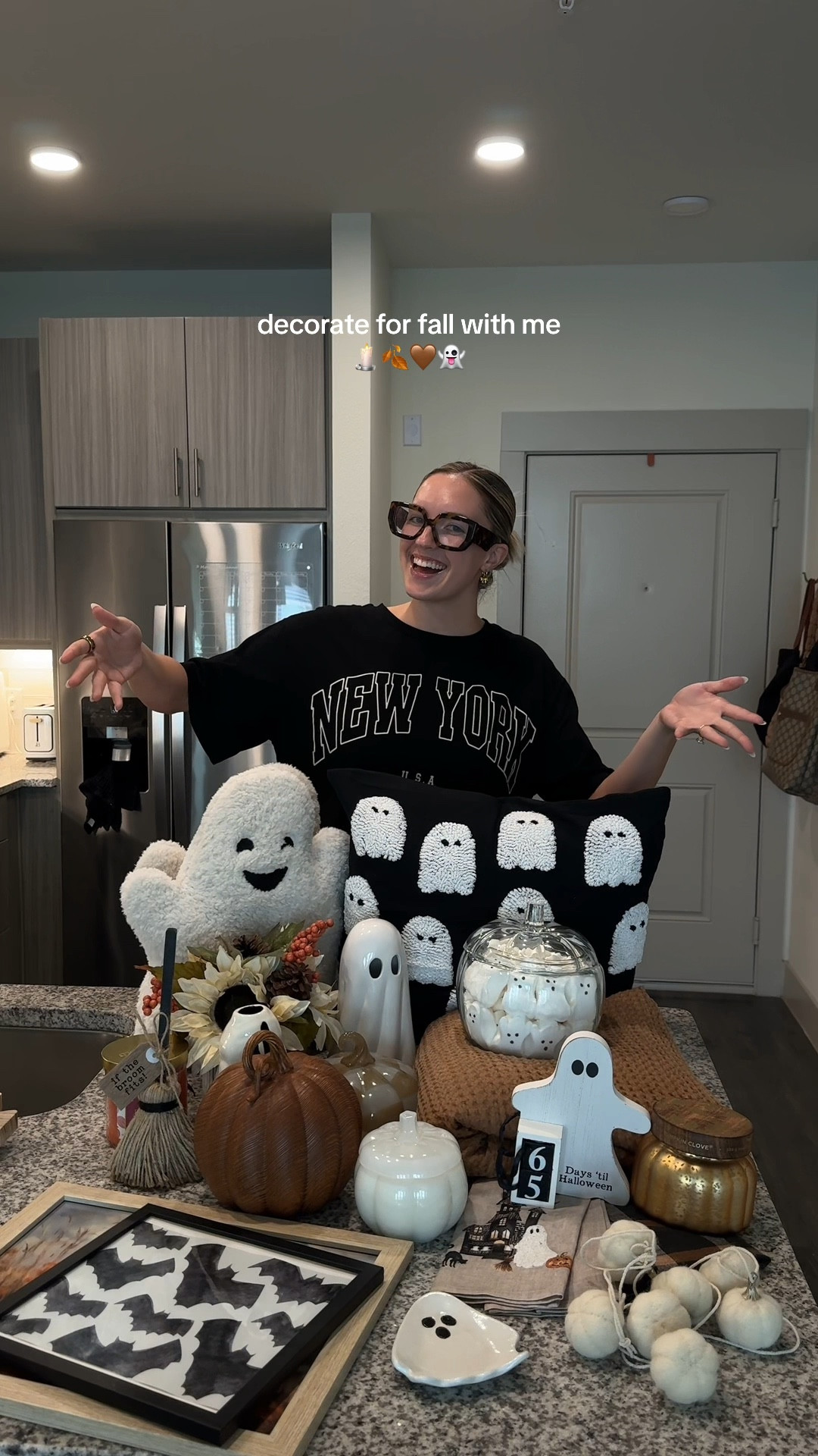 decorated for fall today🕯️🍂🤎👻 I am sooo obsessed! linked everything I could!! 

#LTKSeasonal #LTKFindsUnder100 #LTKHome