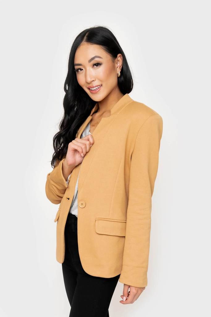 Notch Collar Blazer | Gibson