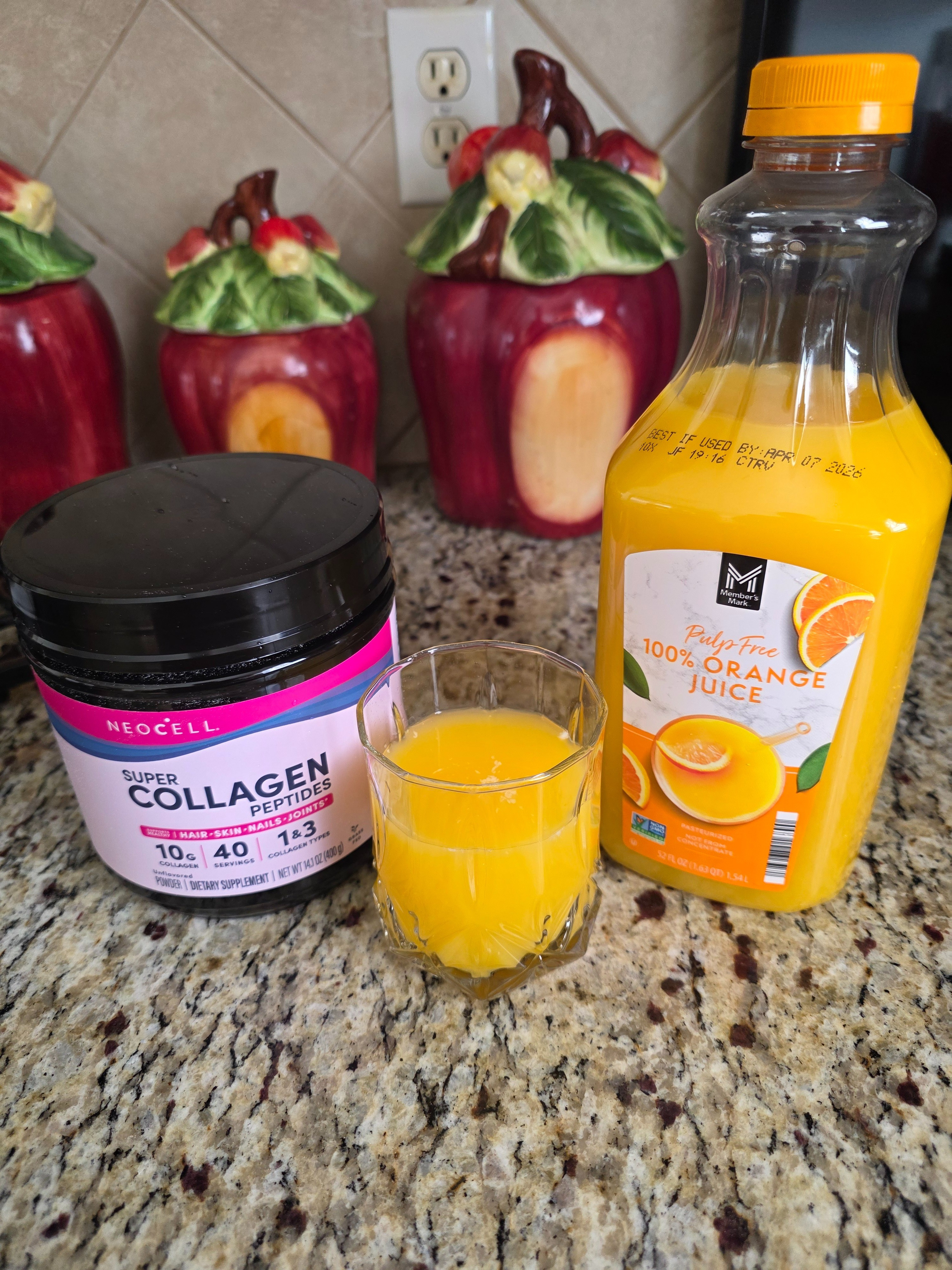 Fueling my day with a vibrant boost! 🍊 Collagen & fresh orange juice for glowing skin, hair, and nails. ✨ 

#LTKselfcare #LTKBeauty