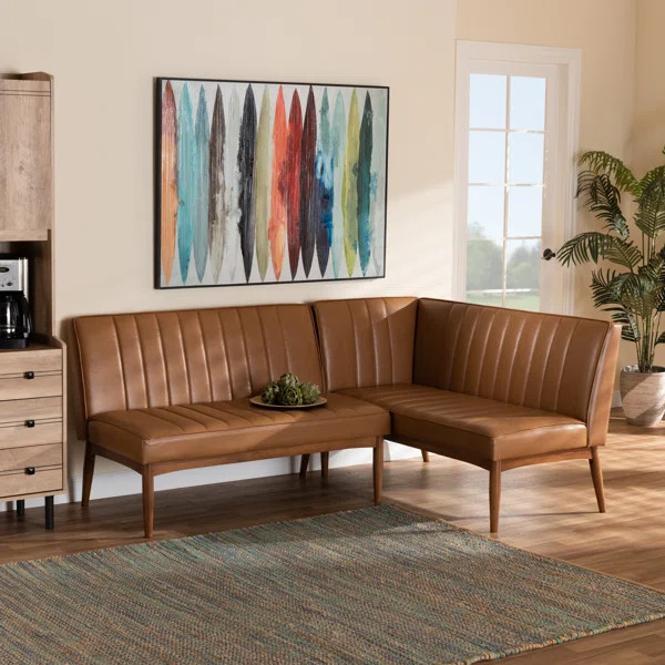 Gilburt Faux Leather Upholstered Bench | Wayfair North America