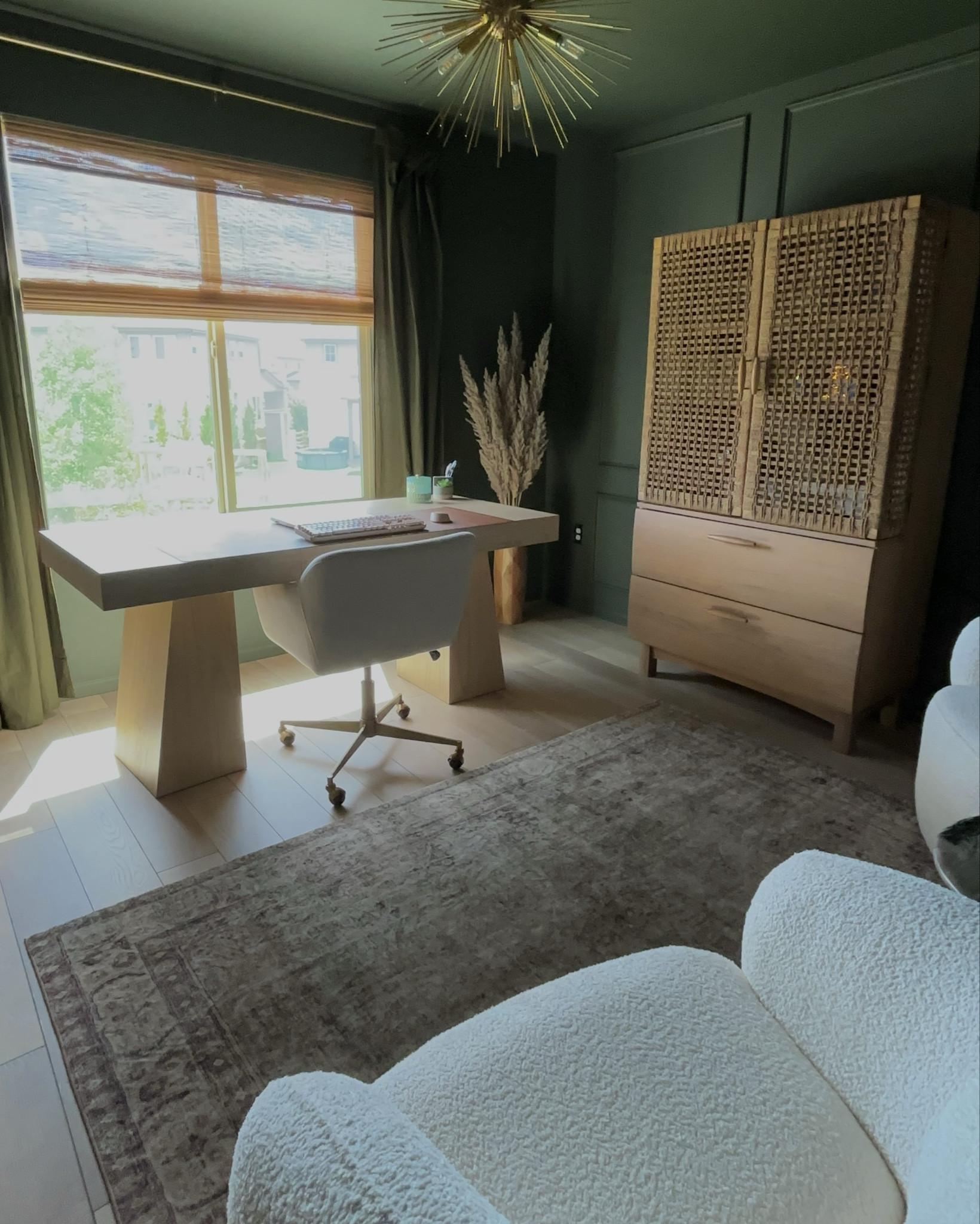 Moody green office! 

#LTKHome
