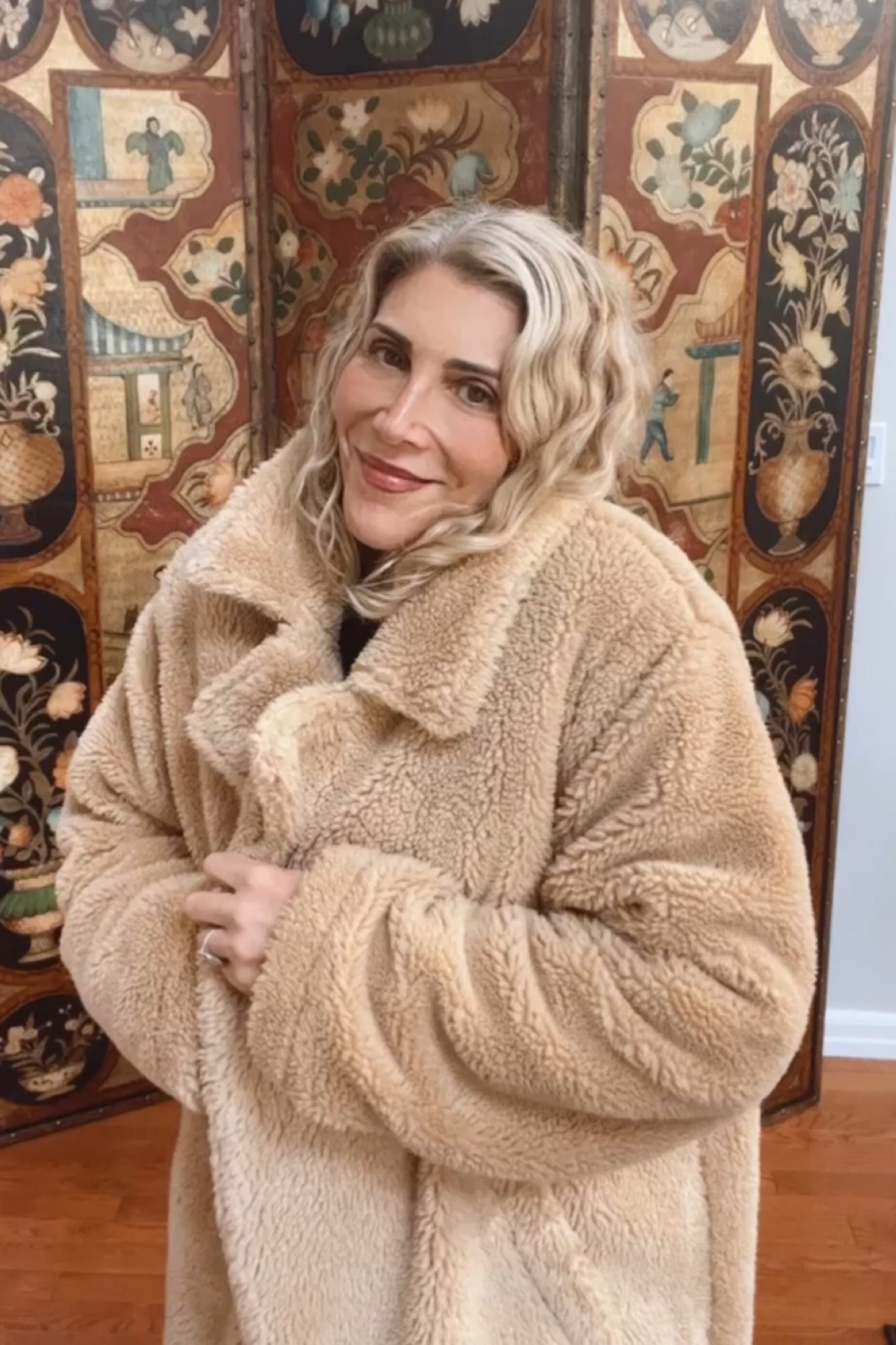 For some reason I am extra freezing cold this winter. So I’m snapping up items for the sheer purpose of keeping me warm this year. First up is this oversized sherpa trench. OK, so it’s not the most flattering but it is very snuggly warm. I could not love it more. I’m wearing a size small for reference. 

#LTKstyletip #LTKover40 #LTKSeasonal