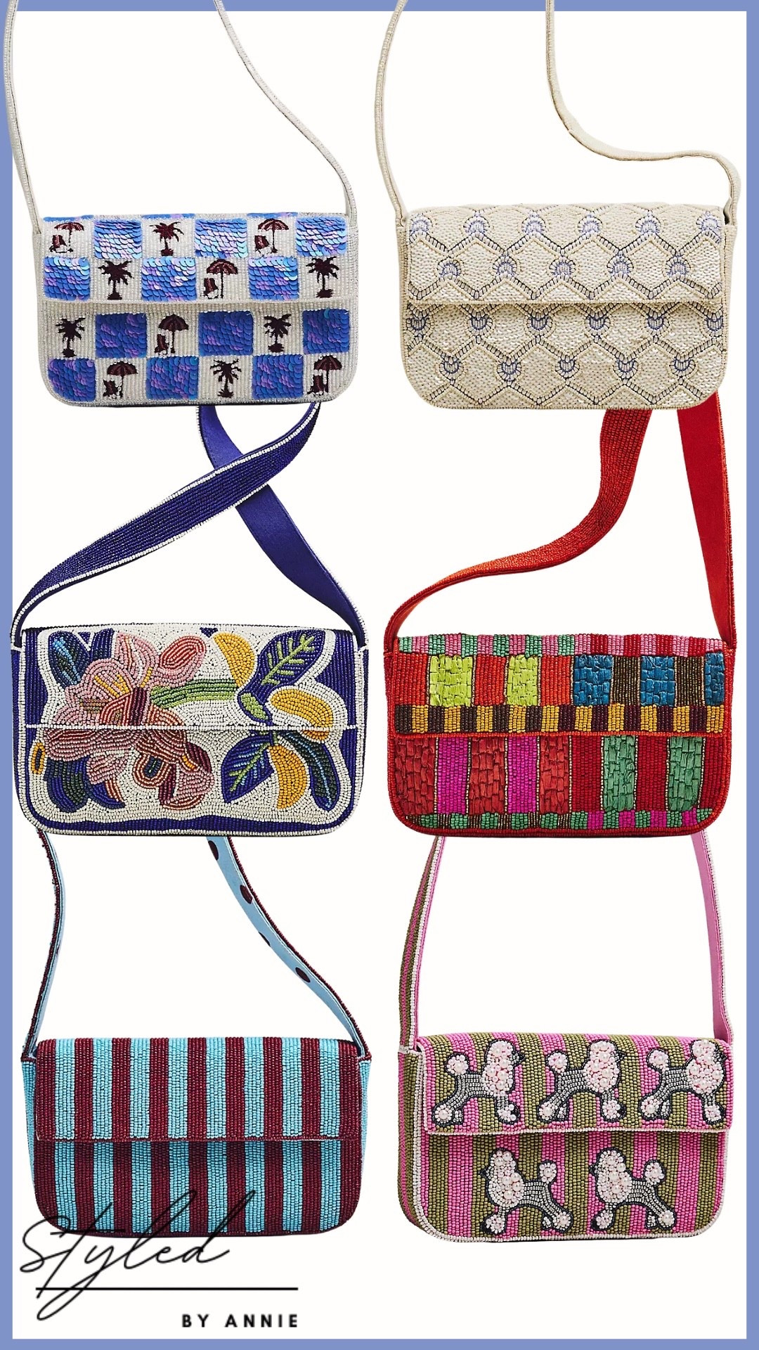 New at Anthropologie❤️

The iconic Fiona beaded bag in new patterns and colors!!

#beadedbag #fionabag #anthropologie #girldinner #summerbag 

#LTKSeasonal #LTKootd #LTKTravel