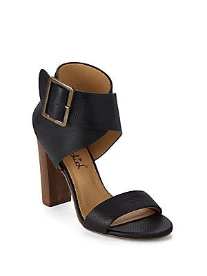 Jayla Embossed Leather Sandals | Saks Fifth Avenue OFF 5TH