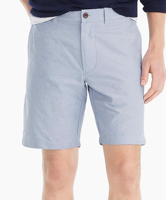 J.Crew Men's Casual Shorts LIGHT - Light Blue 9"" Oxford Shorts - Men | Zulily