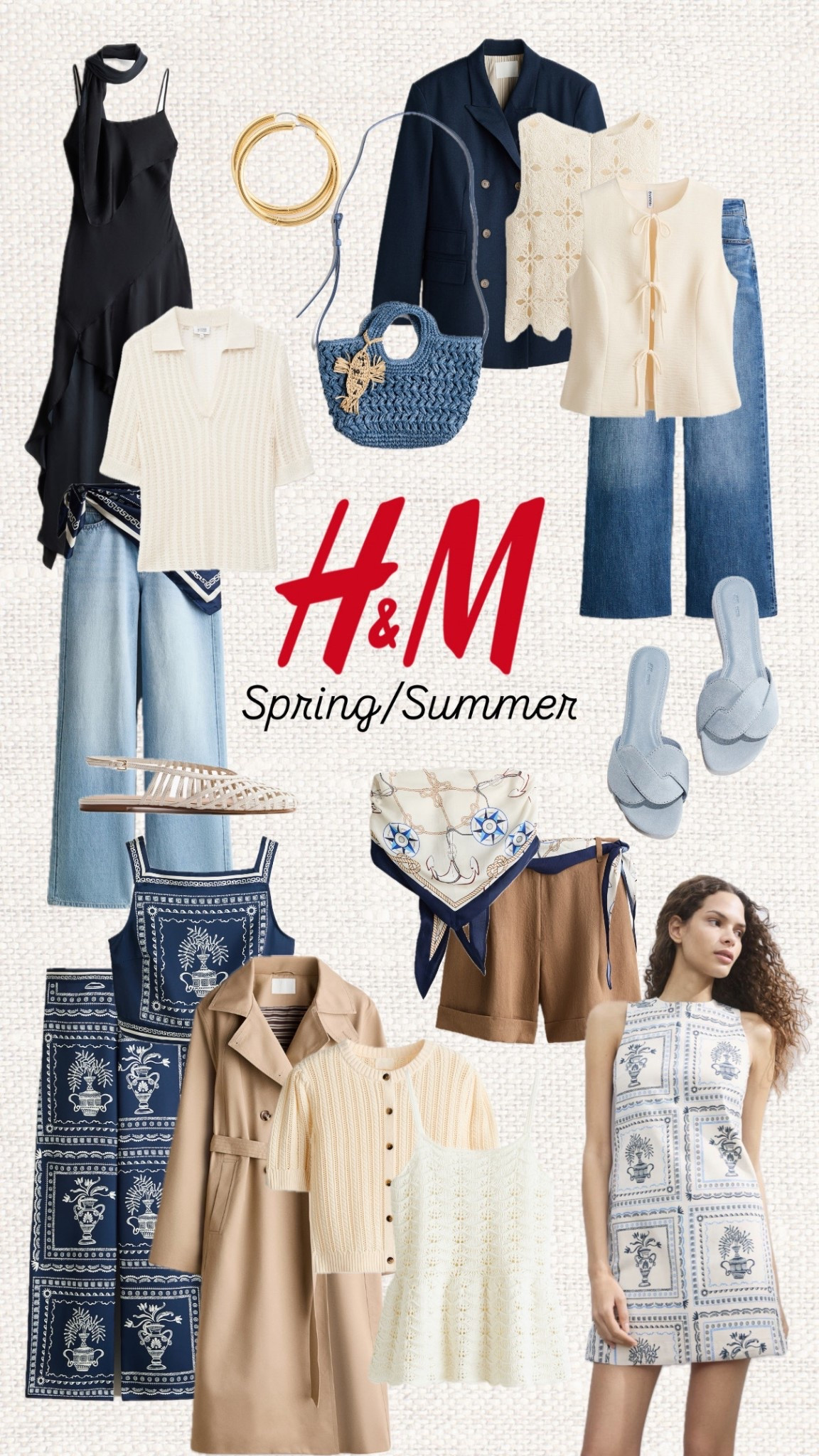 H&M Mediterranean drop! Love the blue hues 😍🤍💙 Think breezy linen textures, coastal prints, soft knits and effortless tailoring that instantly make an outfit feel polished but relaxed. ☀️

Like this post to save it to your favourite folder and come back later to shop.

 H&M new arrivals, H&M summer collection, H&M spring outfits, H&M dress, H&M black slip dress, H&M linen shorts, H&M blue printed set, H&M wide leg jeans, H&M navy blazer, H&M knit cardigan, H&M crochet top, H&M cream knit top, H&M trench coat, H&M scarf styling, H&M woven bag, H&M summer sandals, H&M mules, H&M coastal outfit, H&M European summer style, H&M outfit ideas.

#LTKWorkwear #LTKSeasonal