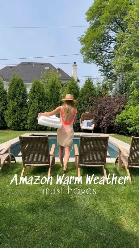 Amazon summer must haves!! Perfect for outdoor entertaining and pool weather!! #amazonfinds #outdoorfaves #patioseason
(5/4)

#LTKVideo #LTKstyletip #LTKhome