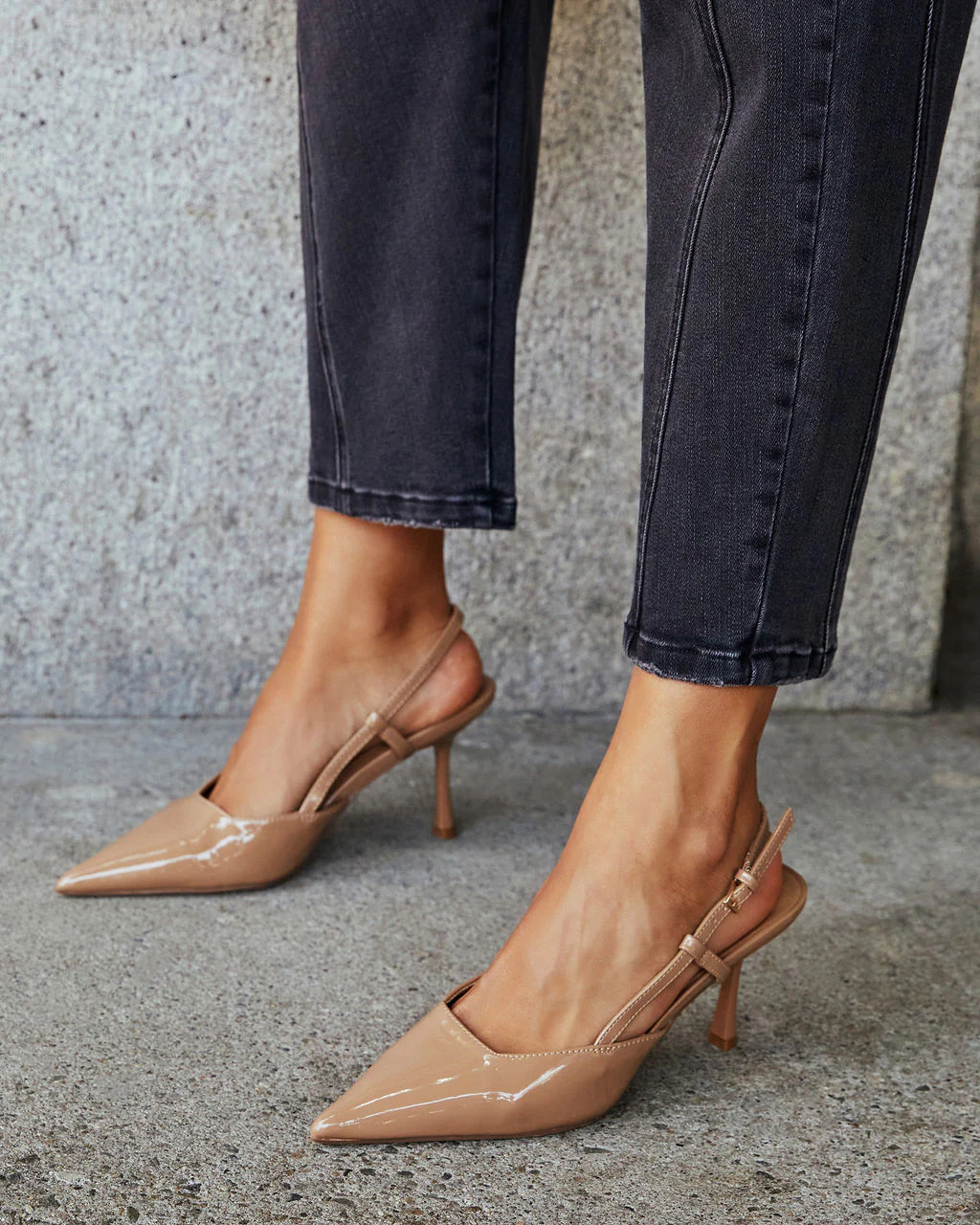 Isabel Pointed Toe Slingback Heels | VICI