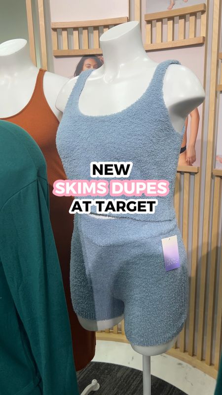I found some really cute dupes for the SKIMS cozy collection at Target! I love the powder, blue tank and shorts, along with the matching robe. All of the pieces also come in a rust color or black. 

These are great cute loungewear pieces for the fall and winter 🙌🏾😍

#LTKFind #LTKunder50 #LTKSeasonal