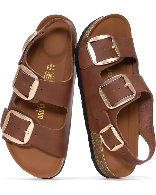 Project Cloud 100% Genuine Leather Beach Sandals for Women 2026 with Lightweight & Comfortable Sl... | Amazon (US)